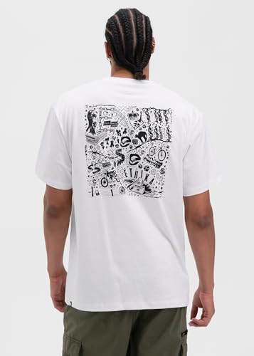 Ethika Men's Graphic Tee | Flash -White-4