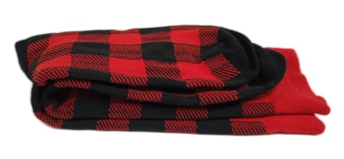 2 Pairs Men Women Cotton Buffalo-Checked Plaid Pattern Socks Girls Christmas Casual Socks3