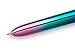 Bic 4 Colours Gradient Pens, Multi Coloured Pens All In One, Retractable Pens, Medium 1.0mm, Green, Blue, Red, Black, 5 Pens Per Pack, 1 Pack