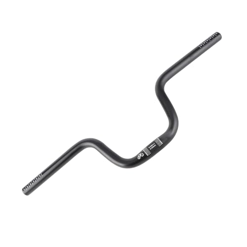 Manillar de Bicicleta, Barra Elevadora de Bicicleta Montaña Mecanizada CNC 25,4 Mm X 580 Mm Aleación Aluminio Fácil Limpiar Cómodo (#1)