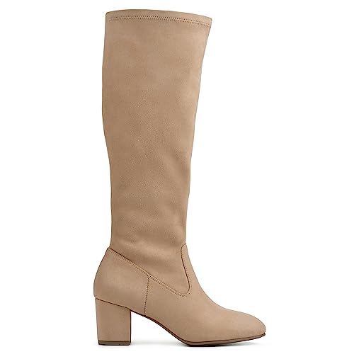 WHITE MOUNTAIN Women's Shoes Freesia Block Heel Tall Boot3