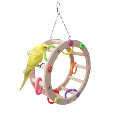 Image of Leheybia 1 Pcs Parrot Bird Toy Parrot Ferris Wheel Bird Toy Rotating Perch Toy Bird Swing Bird Swing Toys for Birds Perches