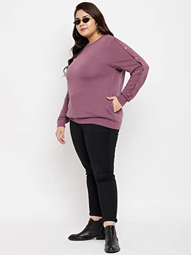 Image of AUSTIVO Women Solid Sweatshirt