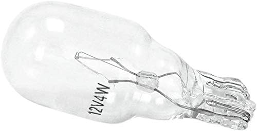 eTopLighting (10 Pack) T5-12V-4W, T5 Wedge Base Replacement Bulb, 12 Volt 4 Watt Low Voltage, T5-12V-4W(10), VPL1164