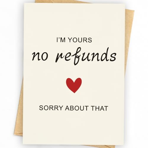 Valentine Day Gifts & Card | Anniversary Card to Husband | Funny Anniversary...
