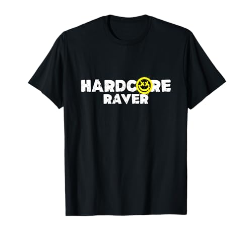 Hardcore Raver Funny 90s EDM Rave Dj Party T-Shirt