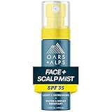 Oars + Alps Face & Scalp Sunscreen Spray Mist, SPF 35 Facial & Hair Sunscreen, Infused with Aloe Vera + Cucumber, Water & Sweat Resistant, Summer Splash Scent, 1.5oz