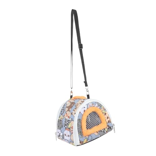 Happyyami Travel Pet Carrier Backpack for Hamster Durable Soft Pet Nest Bag Comfortable for Outdoor Activities