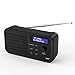Produktbild Mycket DAB/DAB+ Digital & FM Radio, Wiederaufladbarer Akku und Netzbetrieb DAB-Radios, Tragbares Digitalradio mit LED-Display, 20 voreingestellte Stationen, USB-Aufladung für 10 Stunden Wiedergabe