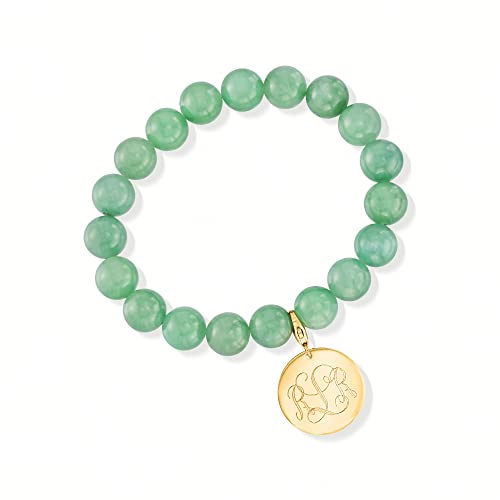 Ross-Simons 10mm Jade Bead Stretch Bracelet4
