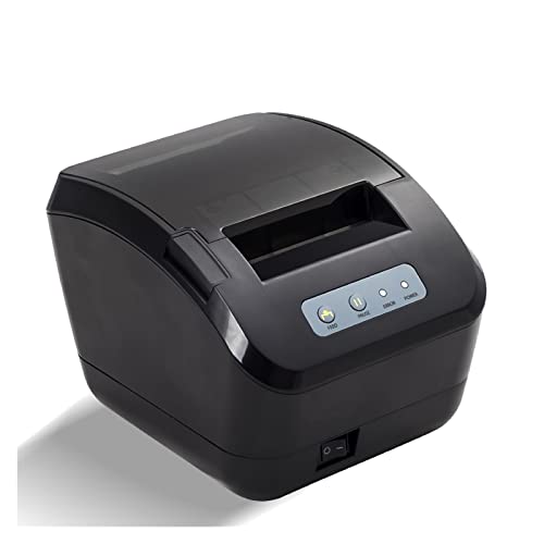 Image of 80mm Thermal Printer POS Receipt Bill Label Barcode Stickers 1D 2D Printer(USB Port Black)