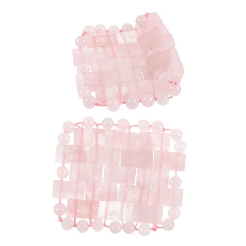 Patchs de compresse froide en quartz rose pour apaiser les yeux fatigués et le stress