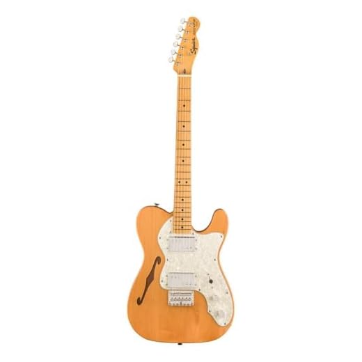 Squier by Fender Classic Vibe '70s Telecaster, Thinline, Natural