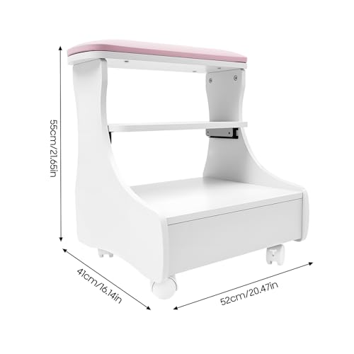 Reposapiés para pedicure con ruedas y carrito portátil miniatura 2