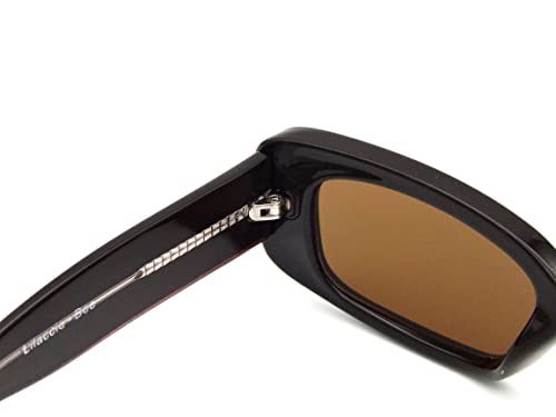 Lilaccie Óculos de sol femininos vintage pequeno quadrado proteção UV400 multicolor laranja roxo ver