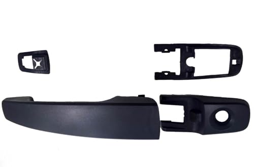 PT Auto Warehouse FO-3346A-FL - Outside Exterior Outer Door Handle, Textured Black - Driver Side Front