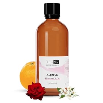 Freshskin Beauty LTD | Gardenia Fragrance Oil 100ml - Candles, Bath Bombs, Soap Making, Reed Diffusers & Wax Melts - Cosmetic Grade - Vegan Friendly - A Rich, Complex, & Long Lasting Scent!