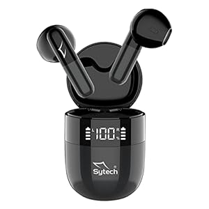 Draadloze hoofdtelefoon TWS, zwart, qpill (sytech)