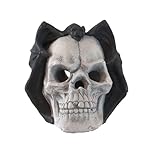 CLEAFF Fire Pit Demon Skull Gas Log for Ventless & Vent Free, Propane, Gel, Ethanol, Electric, Outdoor Fireplace and Fire Pit, Halloween Decor,1 Pack-Bat