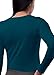 Sivvan Scrubs for Women - Long Sleeve Comfort Underscrub Tee - S8500 - Caribbean Blue - S