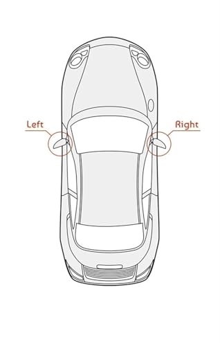 Rétroviseur extérieur chauffant de haute précision pour Audi A3 B8.5 - 4