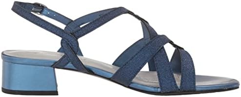 Easy Street Women's Didi Heeled Sandal, Navy Glitter, 8 Wide | Image 5