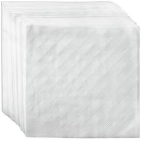 AmerCare Servilletas blancas de 1 capa de 4.5 x 4.5 pulgadas, caja de 4000