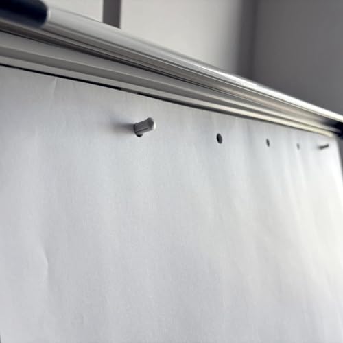 Bloc de papier flipchart pour chevalet de conférence avec feuilles blanches lisses 80g - 6