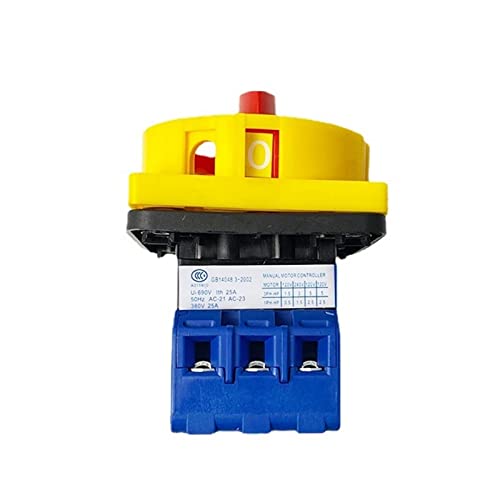 Interruptor aislador 690V 25A selector con panel encendido apagado control de alimentación 3P 3