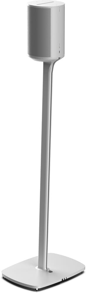 FLEXSON Floor Stand for Sonos Era 100 Speaker (White, Single)