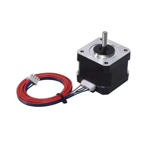 3D printer motor, Motor paso a paso Nema17 17HS3401S 42, 34MM, for máquina de grabado láser CNC, brazo robótico, automatización, extrusora de impresora 3D Ender3,For use in copy shops(Black)