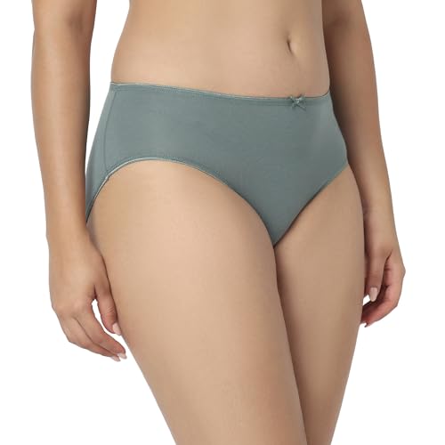 Image of juliet Cotton Hipster Premium Panties Set of 5 Full Coverage Stretchable Fabric