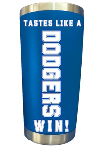 Tastes like a Dodgers Win! Tumbler Waterbottle LA 20oz Stainless Steel VacuumInsulated/Water bottle with Travel Lid