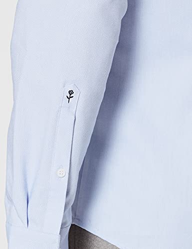 Seidensticker 650400-12 Camicia, Azzurro, 43 Uomo