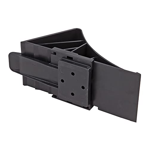 DEMA PVC - Unterlegkeil Keil Bremskeil Stütze Hemmschuhe schwarz mit Halter für PKW Auto Kfz Anhänger