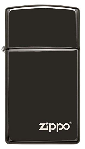 Encendedor Zippo Slim Ebony Pocket miniatura 2
