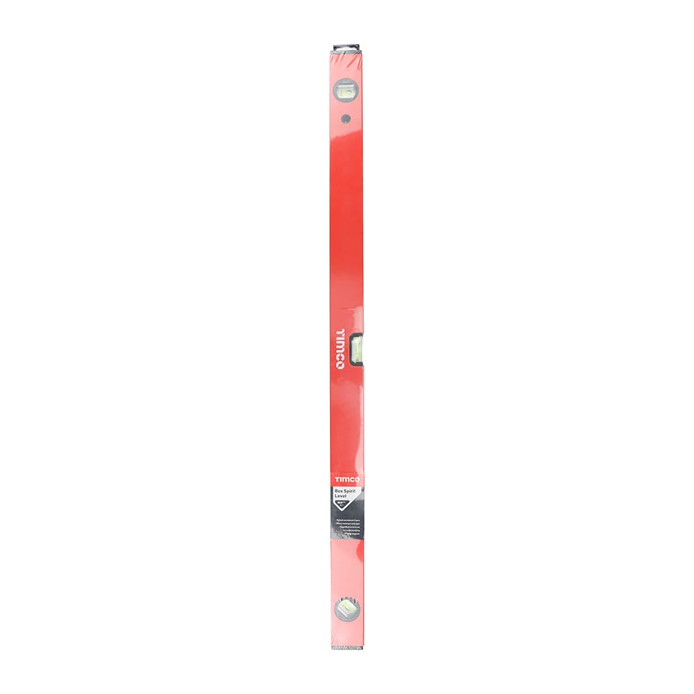 TIMCO - Spirit Level - Box Beam (Size 900mm - 1 Each), Red - Image 2