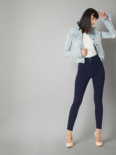 Image of Miss Chase Women's Skinny Fit High Rise Stretchable Denim Jeans