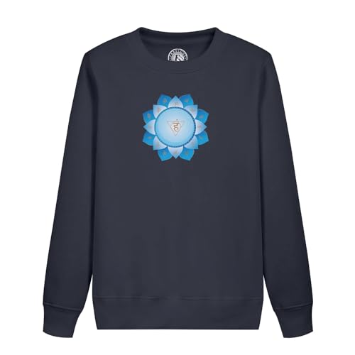 Sweat enfant méditation lotus bleu pour les séances de yoga et de détente