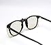 Vyzia Blue Light Blocking Clip-on Computer Lenses for Women and Men | Fits Over Glasses | Reduce Eye Strain, and Sleep Better | Anti-Blue Light Filter Clip for Gaming, and Digital Screens Use