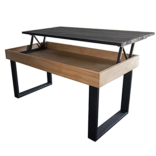 Mesa de centro elevable y cajón distintos acabados 110 x 60 cm. – DERBE  MUEBLES