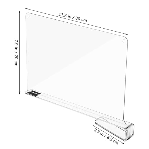 Diviseurs de rangement en PS transparent de qualité supérieure pour dressing - 8