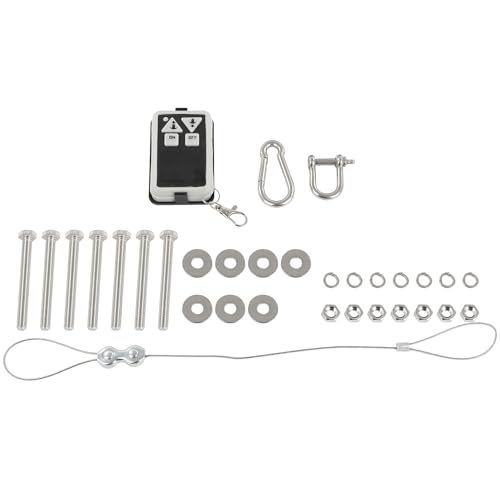 Winche eléctrico ancla 12V con control remoto inalámbrico miniatura 4