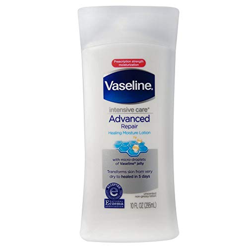 Vaseline Intensive Care Lotion Adv Repair 10oz Fragrance Free (2 Pack)