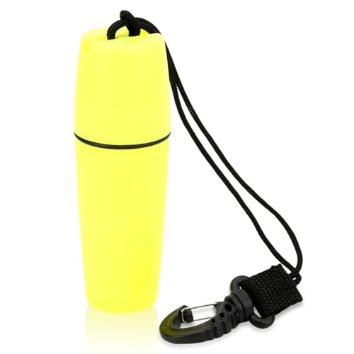 equlup - equlup Kayak Dry Container Bottle, Waterproof Dry Canister Divers Box with Hook and String Portable Sealed Bottle for Float Scuba Dive Kayak Boat Canoe Swim