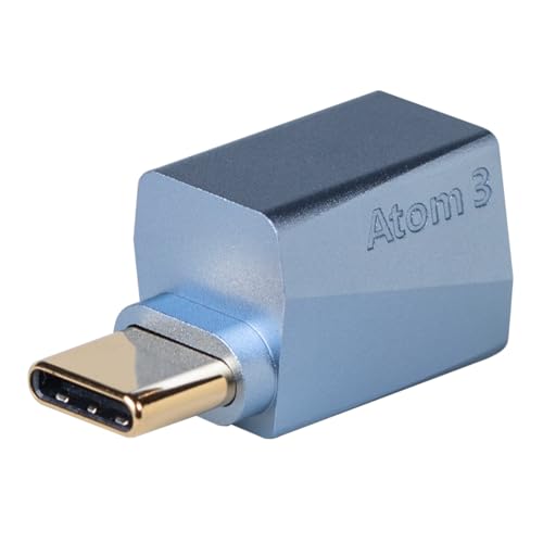 Audirect ATOM3 Decoding Headphone Amplifier All-in-one Machine,ESSS9280 AC PRO Chip,High-Performance DAC Portable Phone Decoder DAC Headphone Amplifier PCM768/SD512,Suitable for Smartphones