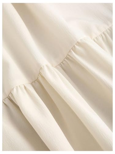 Women's Boho Tribal Maxi Skirt Drawstring Elastic Waist A Line Vacation Long Flowy Skirt3