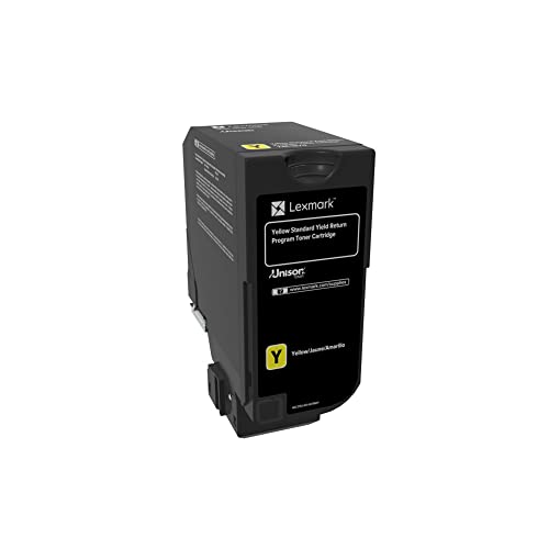 Toner jaune original Lexmark 74C1SY0 doté d'une autonomie de 7000 pages nettes