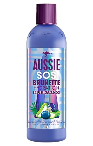 Aussie Brunette Hydration Blue Shampoo, 290ml