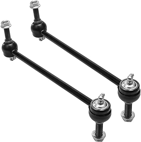 Image of Detroit Axle - Front End 10pc Suspension Kit for 2005-2010 Ford Mustang 2006 2007 2008 2009, 2 Lower Control Arms 2 Sway Bar Links 4 Inner & Outer Tie Rods 2 Boots & Bellows Replacement